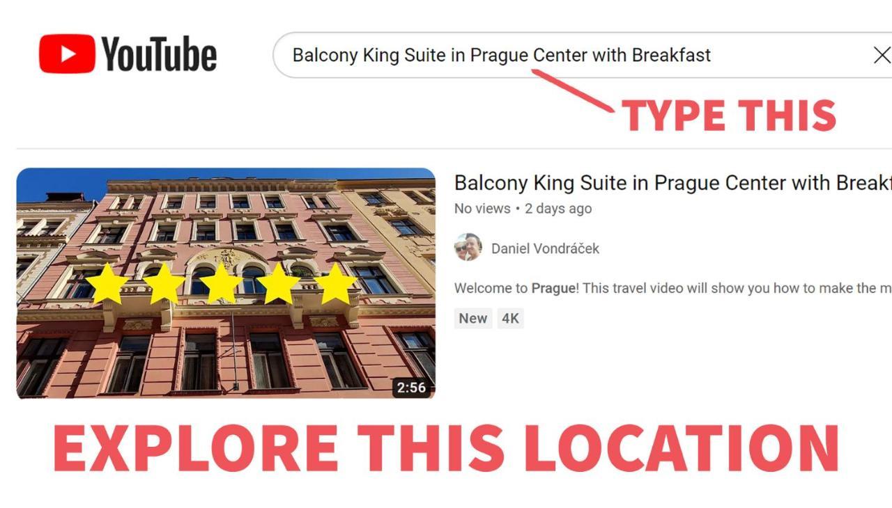 Balcony King 12 Min From Charles Bridge Appartement